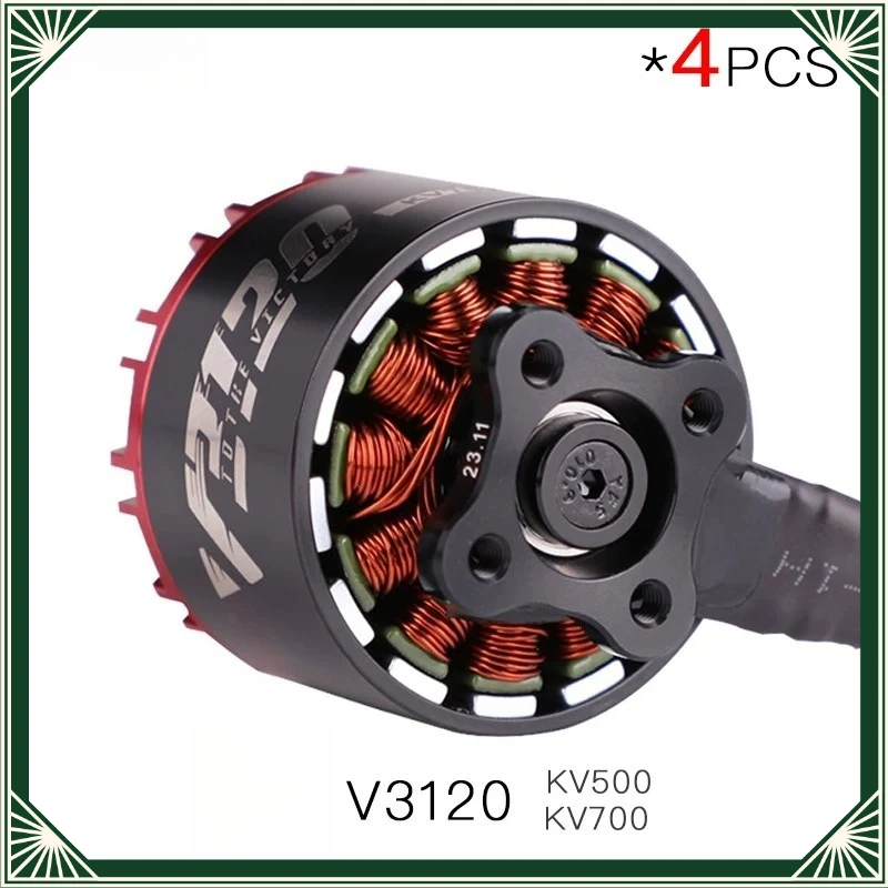 V3120 KV500 KV700 Brushless Motor 10 Inch Frame 5kg Load for FPV Cinematic Drone
V3120 KV500 KV700 Brushless Motor 10 Inch Frame 5kg Load for FPV Cinematic Drone