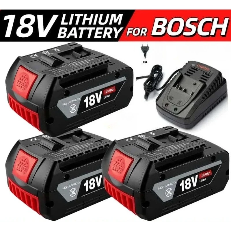 18V 10.0Ah Battery Original for Bosch 18V Professional GBA GBH GSR GSB BAT618 BAT609 BAT620 Power Tools 8Ah Replacement Battery
18V 10.0Ah Battery Original for Bosch 18V Professional GBA GBH GSR GSB BAT618 BAT609 BAT620 Power Tools 8Ah Replacement Battery