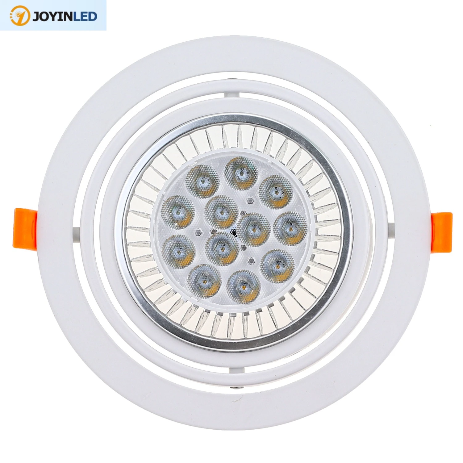 JOYINLED Recessed Spotlight Holder AR111 Fixture Lamp Frame Cut-out 155mm LED Socket Adjustable Ceiling Lamp Fixture
JOYINLED Recessed Spotlight Holder AR111 Fixture Lamp Frame Cut-out 155mm LED Socket Adjustable Ceiling Lamp Fixture