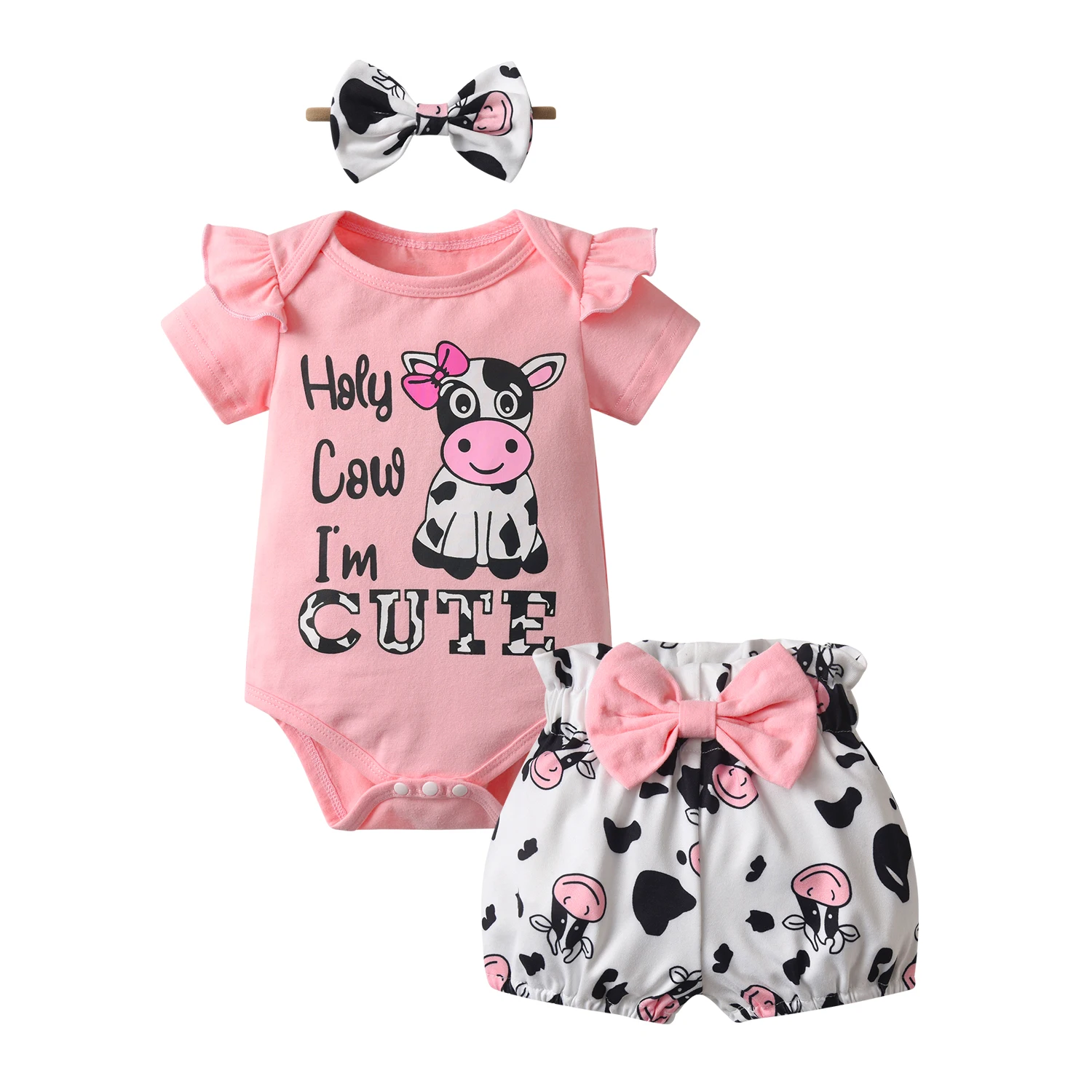 Летний комплект детской одежды для девочек, милый комбинезон с принтом молочной коровы для девочек + шорты с бантом + повязка на голову, наряд из 3 предметов
Летний комплект детской одежды для девочек, милый комбинезон с принтом молочной коровы для девочек + шорты с бантом + повязка на голову, наряд из 3 предметов