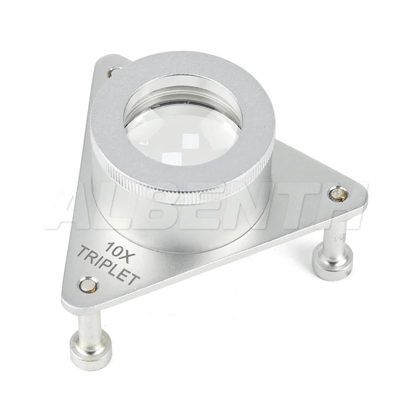Albenth Gemstone Tripod Loupe 10X Jewelry Inspection Triplet Magnifiers Stand Diamond Loupes
Albenth Gemstone Tripod Loupe 10X Jewelry Inspection Triplet Magnifiers Stand Diamond Loupes