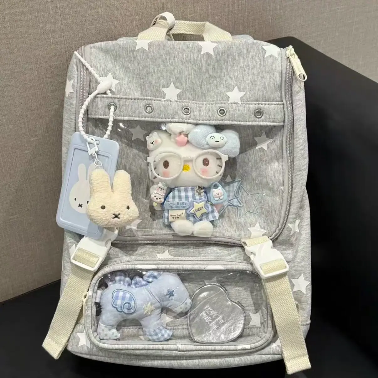 New Retro Star Polka Dot Small Food Backpack Lta Bag High Value and Large Capacity Junior High School Students Class Bag Women
New Retro Star Polka Dot Small Food Backpack Lta Bag High Value and Large Capacity Junior High School Students Class Bag Women