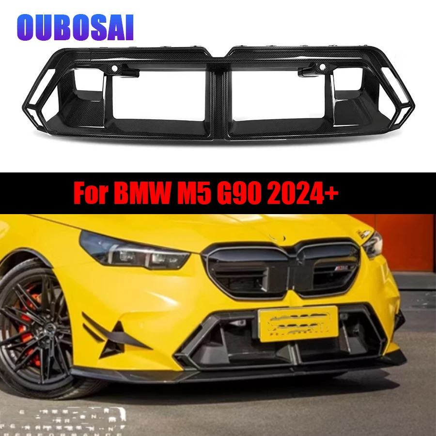 For BMW M5 G90 2024+ Dry Carbon Fiber Racing Grills Front Bumper Air Vent Cover Trim Foglamp Mesh Grill Frame Auto Parts
For BMW M5 G90 2024+ Dry Carbon Fiber Racing Grills Front Bumper Air Vent Cover Trim Foglamp Mesh Grill Frame Auto Parts