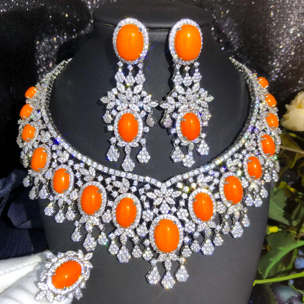 Missvikki Luxury Gorgeous 4PCS Jewelry Sets for Women Bridal Wedding Shiny Trendy Bridal Wedding Gift High Quality Accessories
Missvikki Luxury Gorgeous 4PCS Jewelry Sets for Women Bridal Wedding Shiny Trendy Bridal Wedding Gift High Quality Accessories