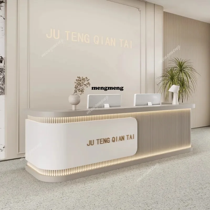 F5822 Modern Minimalist Beauty Salon Reception Desk Company Hotel Front Clothing Store Reception Desk Customizable Furniture
F5822 Modern Minimalist Beauty Salon Reception Desk Company Hotel Front Clothing Store Reception Desk Customizable Furniture