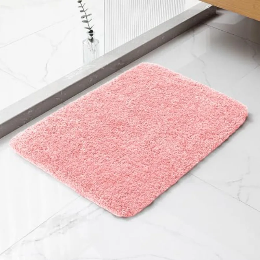 Bathroom Rugs - High-Density Microfiber Bath Mat, Fluffy Non Slip Absorbent and Washable Bathroom Mat - Ideal for Small Spaces,
Bathroom Rugs - High-Density Microfiber Bath Mat, Fluffy Non Slip Absorbent and Washable Bathroom Mat - Ideal for Small Spaces,