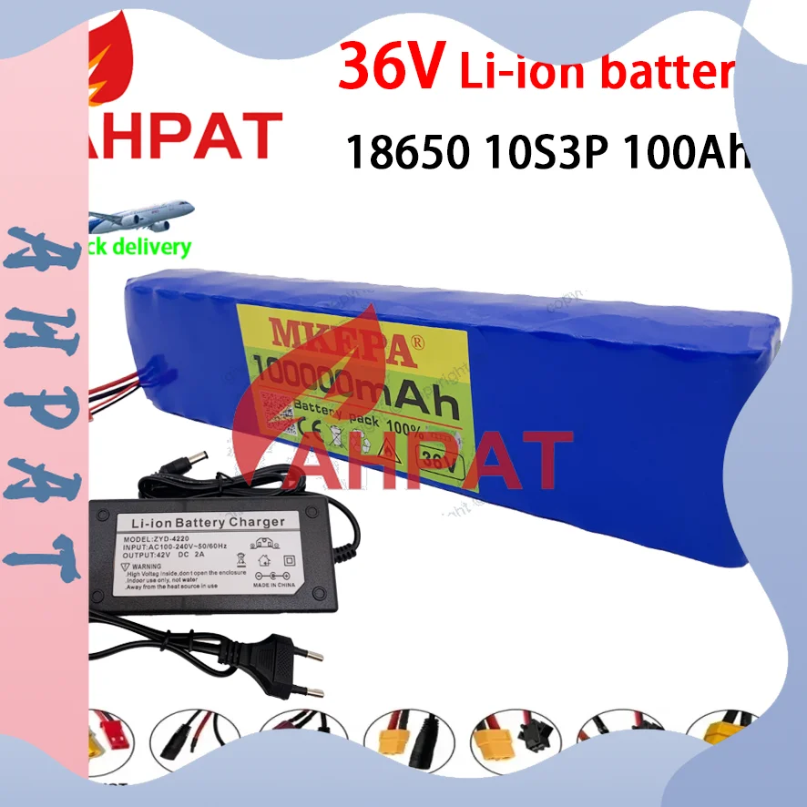 2025 AHPAT 2024 Upgrade 10S3P 36V 100000mAh 36v Electric Scooter Battery Pack 18650 Lithium M365 Electric Scooter 36v Battery Sc
2025 AHPAT 2024 Upgrade 10S3P 36V 100000mAh 36v Electric Scooter Battery Pack 18650 Lithium M365 Electric Scooter 36v Battery Sc