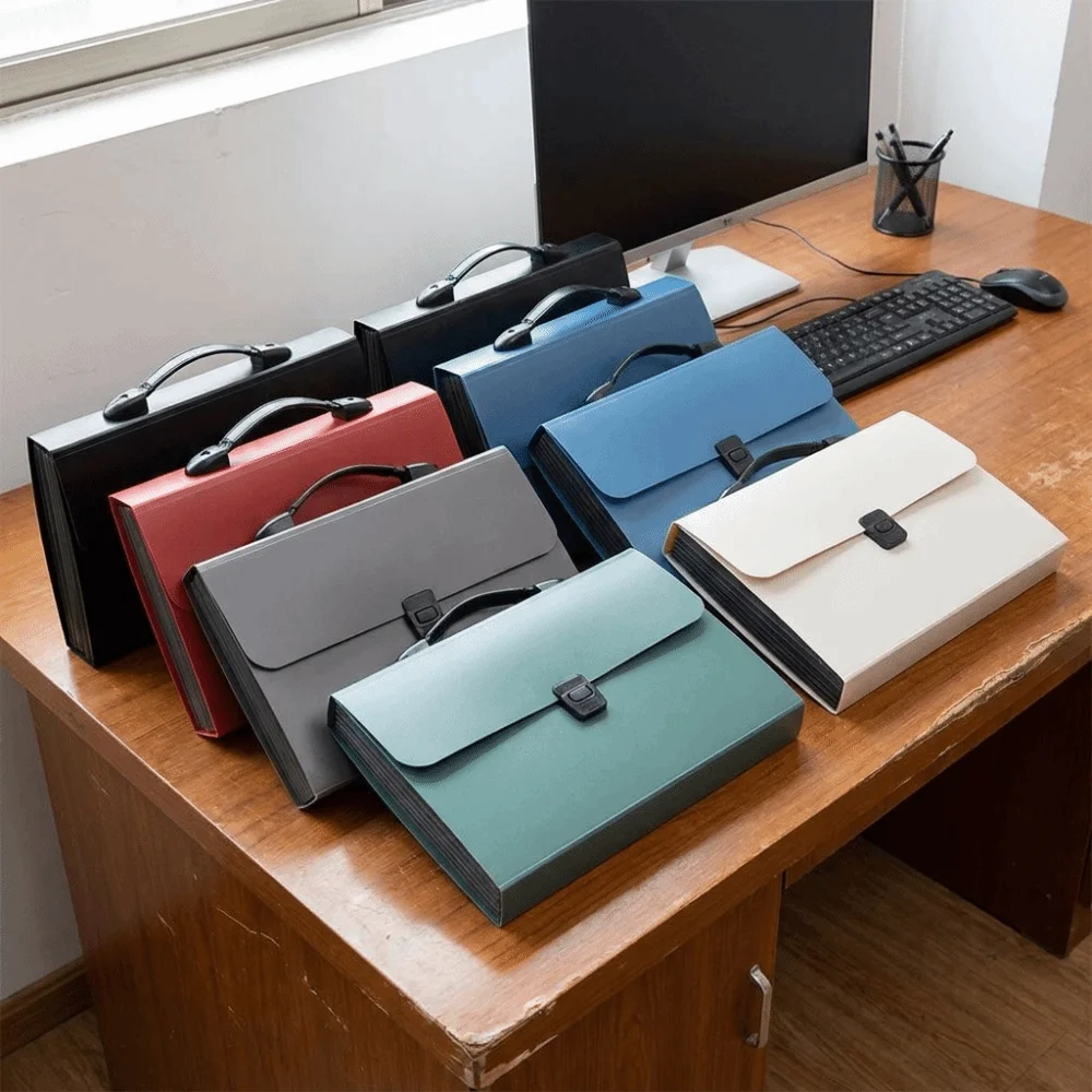 13 Layers Accordion File Folder Large Capacity Portable Document Storage Bag with Handle Waterproof Expanding File Organizer
13 Layers Accordion File Folder Large Capacity Portable Document Storage Bag with Handle Waterproof Expanding File Organizer