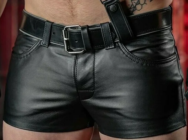 New 2026 Men's Casual Pure Color PU Leather Shorts Pants Waterproof Straight Leg Pants Comfortable Leisure Trousers
New 2026 Men's Casual Pure Color PU Leather Shorts Pants Waterproof Straight Leg Pants Comfortable Leisure Trousers