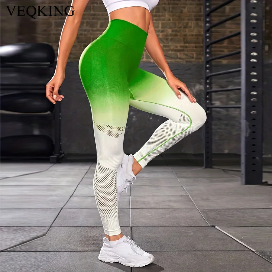 Seamless Two-color Breathable Yoga Pants, Women's Quick Drying Tight Sports Pants, High Waisted and Hip Lifting Fitness Pants
Seamless Two-color Breathable Yoga Pants, Women's Quick Drying Tight Sports Pants, High Waisted and Hip Lifting Fitness Pants