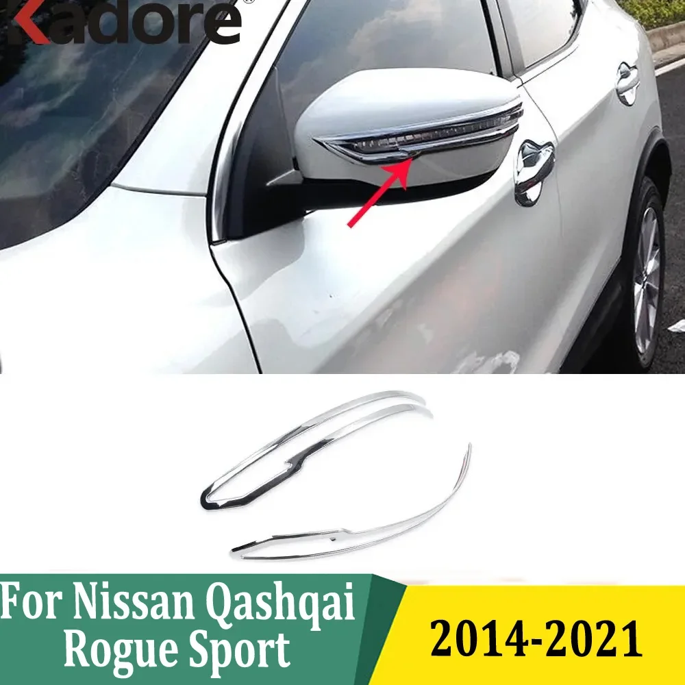 For Nissan Qashqai Rogue Sport 2014-2021 Chrome Side Door Rearview Mirror Strip Cover Trim Car Exterior Styling Accessories
For Nissan Qashqai Rogue Sport 2014-2021 Chrome Side Door Rearview Mirror Strip Cover Trim Car Exterior Styling Accessories