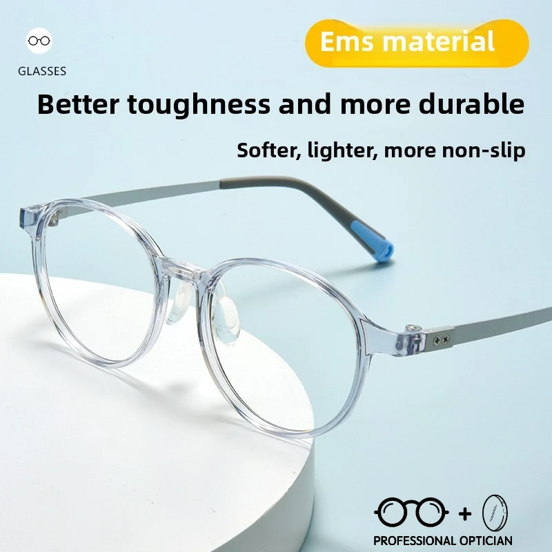 DIKELANG Transparent Round Frame Children's Glasses Frame Men's and Women's Ultra-light Prevention and Control Glasses Frame
DIKELANG Transparent Round Frame Children's Glasses Frame Men's and Women's Ultra-light Prevention and Control Glasses Frame