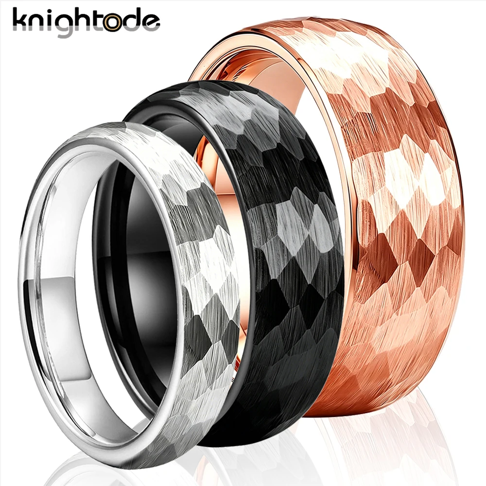 4mm 6mm 8mm Domed Hammered Tungsten Carbide Engagement Ring for Women Men Trendy Wedding Band Comfort Fit
4mm 6mm 8mm Domed Hammered Tungsten Carbide Engagement Ring for Women Men Trendy Wedding Band Comfort Fit