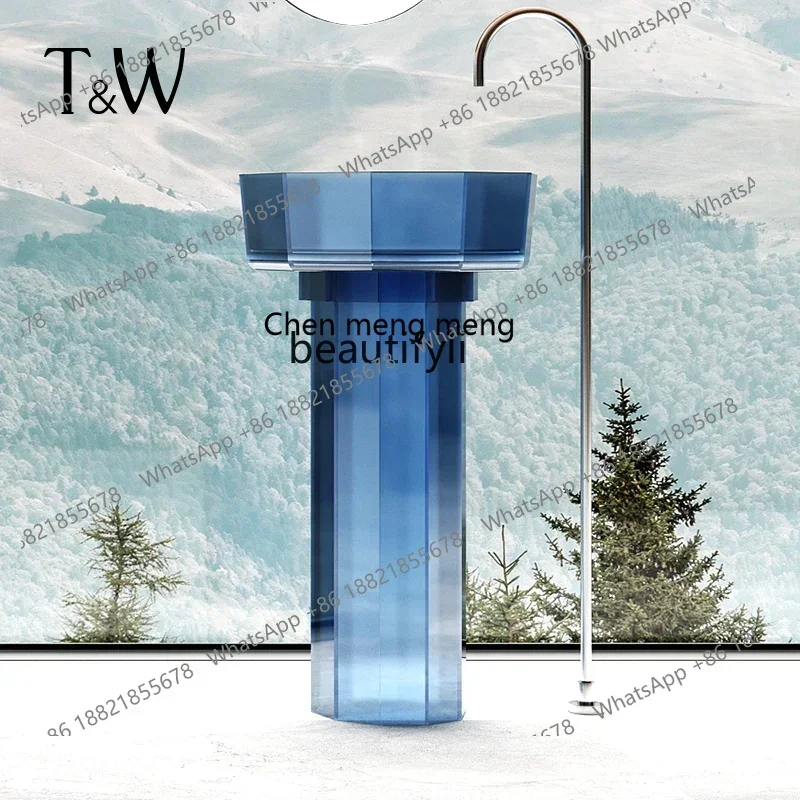 k182xz1Color Transparent Resin Column Basin round Face Washing Hotel Integrated Floor
k182xz1Color Transparent Resin Column Basin round Face Washing Hotel Integrated Floor
