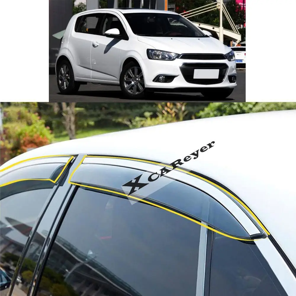 For CHEVROLET AVEO Hatchback 2011 2012 2013 2014 2015 Car Sticker Plastic Window Glass Wind Visor Rain/Sun Guard Vent Parts
For CHEVROLET AVEO Hatchback 2011 2012 2013 2014 2015 Car Sticker Plastic Window Glass Wind Visor Rain/Sun Guard Vent Parts