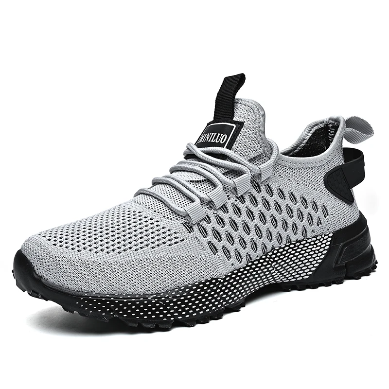 Mid Top Unisex Breathable Mesh Athletic Shoes Wrap Around Upper Ventilation Outdoor Training Walking Shoes
Mid Top Unisex Breathable Mesh Athletic Shoes Wrap Around Upper Ventilation Outdoor Training Walking Shoes