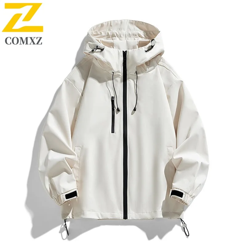 COMXZ 2025 для мужчин и женщин пара со съемным капюшоном водонепроницаемая ветрозащитная куртка весенняя уличная лоскутная повседневная модная куртка
COMXZ 2025 для мужчин и женщин пара со съемным капюшоном водонепроницаемая ветрозащитная куртка весенняя уличная лоскутная повседневная модная куртка