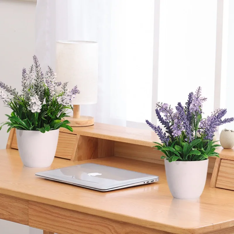 Lavender Simulated Flower Pot Plant Silk Flower Material Home Wedding Photography Set Decoration Artificial Flower Pot Plant
Lavender Simulated Flower Pot Plant Silk Flower Material Home Wedding Photography Set Decoration Artificial Flower Pot Plant