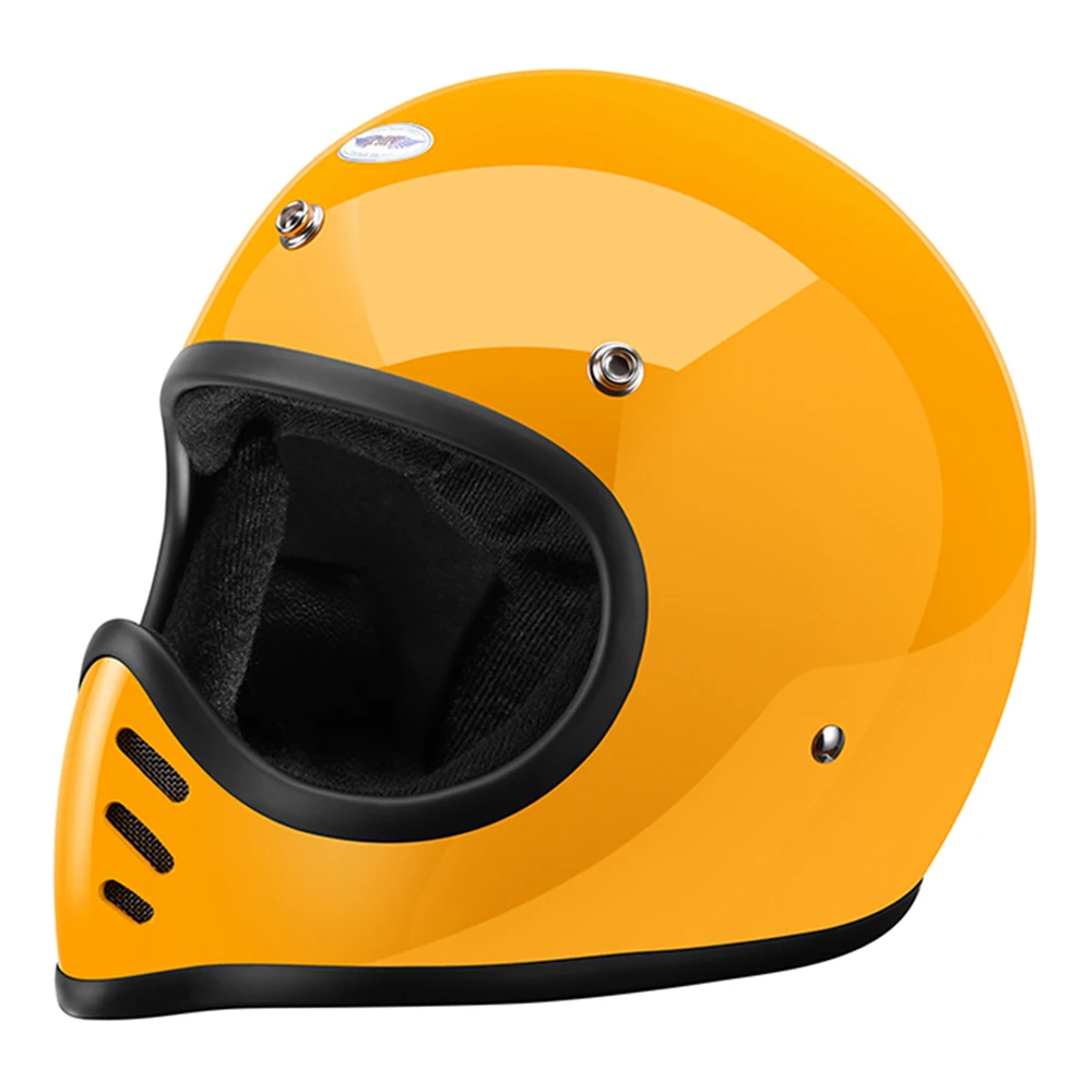 Yellow Full Face Pointed Racing Helmet Wear-Resistant Motocross Kask Breathable Motorcycle Accessories Anti-Fall Head Protection
Yellow Full Face Pointed Racing Helmet Wear-Resistant Motocross Kask Breathable Motorcycle Accessories Anti-Fall Head Protection