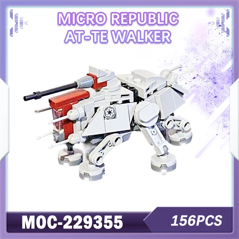 156PCS Micro Republic AT-TE Walker Building Block Model Brick Small Particle Set Creative Miniature DIY KIDS Gifts MOC-229355
156PCS Micro Republic AT-TE Walker Building Block Model Brick Small Particle Set Creative Miniature DIY KIDS Gifts MOC-229355