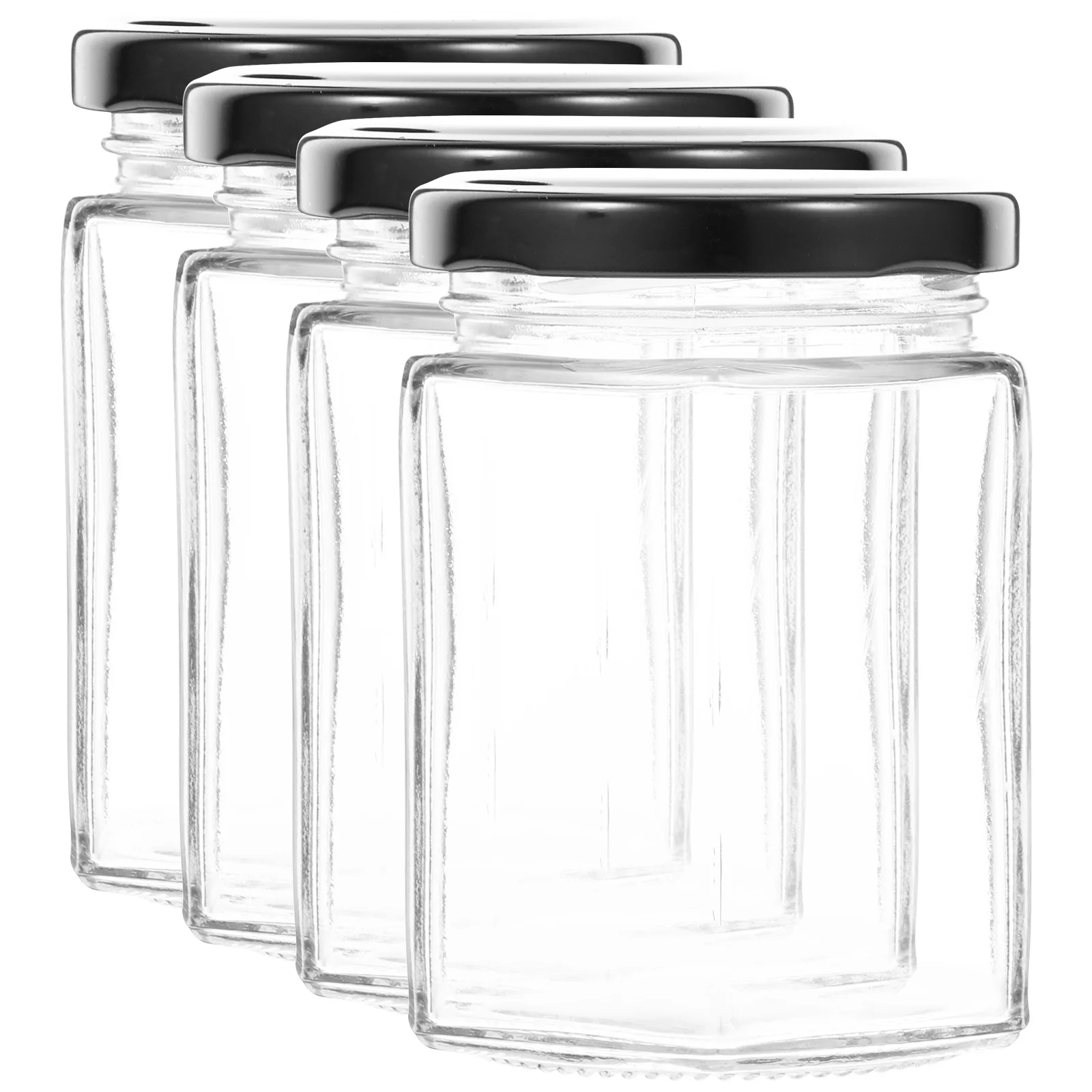 4Pcs Glass Honey Jar Thick Transparent Glass Lid Kitchen Storage Container Syrup Jam Pot Household Food Dispenser
4Pcs Glass Honey Jar Thick Transparent Glass Lid Kitchen Storage Container Syrup Jam Pot Household Food Dispenser