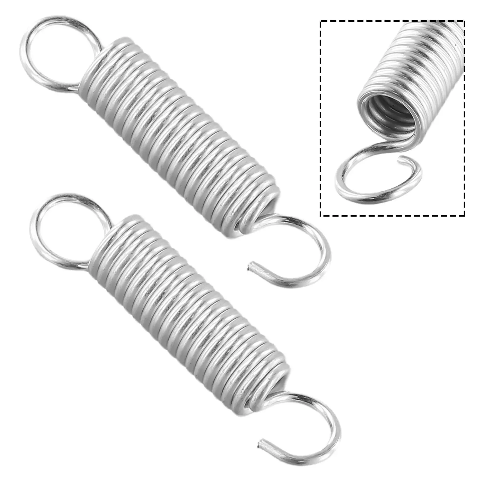 High Quality Bike Tensile Spring Side Stand Spring 2PCS 304 Stainless Steel 70MM Dual Hook Expansion Extension
High Quality Bike Tensile Spring Side Stand Spring 2PCS 304 Stainless Steel 70MM Dual Hook Expansion Extension