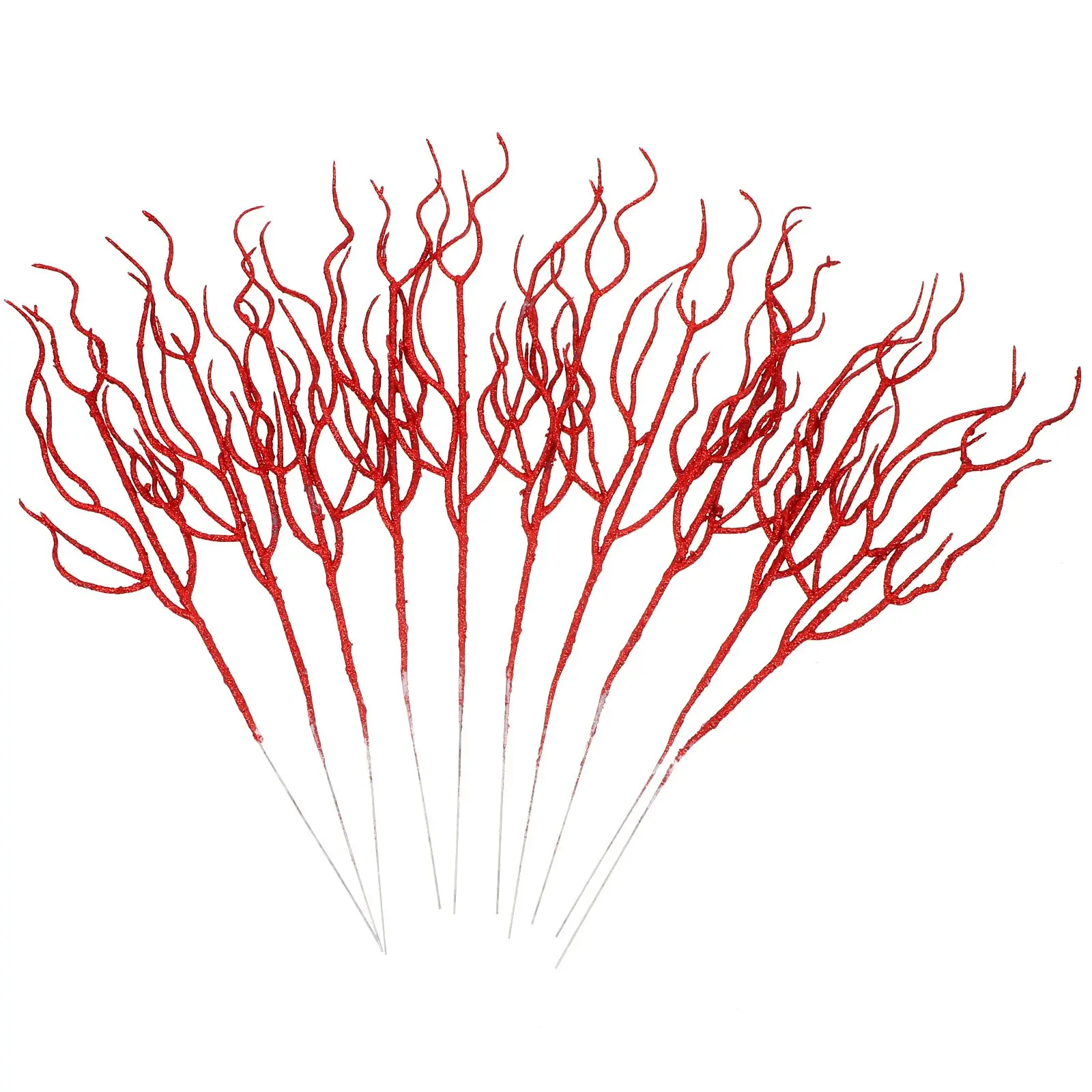 10 Pcs Simulated Plant Leaves Artificial Ornaments Outdoor Silver Glittered Twigs Floral Filler Leaf Picks Plastic Water Proof
10 Pcs Simulated Plant Leaves Artificial Ornaments Outdoor Silver Glittered Twigs Floral Filler Leaf Picks Plastic Water Proof
