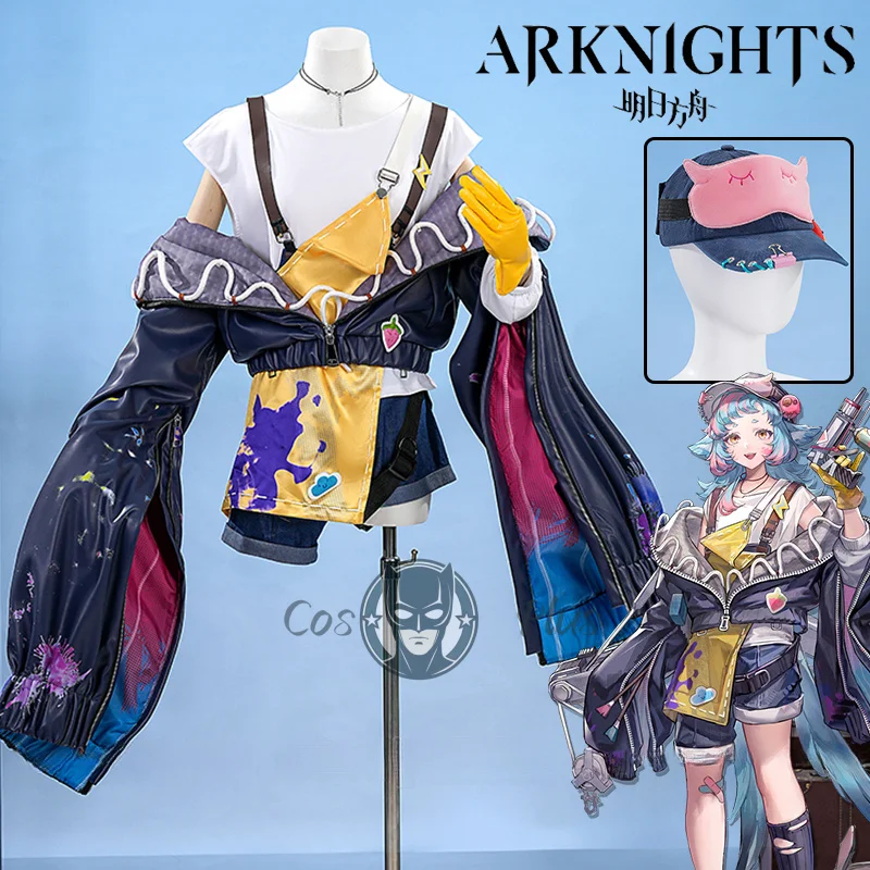 Arknights Tippi Cosplay Costume Dress Coat Shorts Gloves Socks Eye Mask Props Full Set Outfit For Women Girls Carnival Halloween
Arknights Tippi Cosplay Costume Dress Coat Shorts Gloves Socks Eye Mask Props Full Set Outfit For Women Girls Carnival Halloween