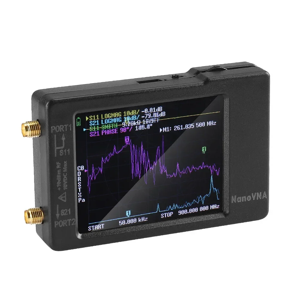 Векторный сетевой антенный анализатор NanoVNA-H 10 кГц-1,5 ГГц MF HF VHF UHF со слотом для SD-карты
Векторный сетевой антенный анализатор NanoVNA-H 10 кГц-1,5 ГГц MF HF VHF UHF со слотом для SD-карты