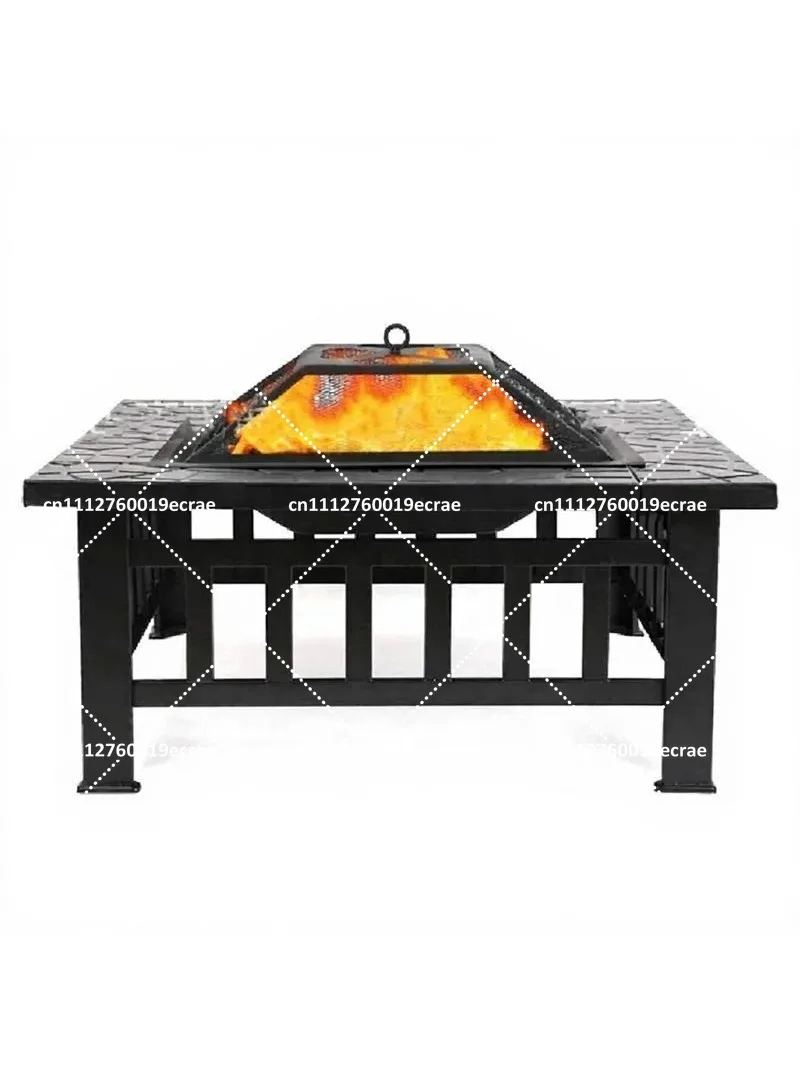 Outdoor Square Barbecue Grill Multi-Functional Charcoal Grill Table for Tea Brewing and Wood Burning
Outdoor Square Barbecue Grill Multi-Functional Charcoal Grill Table for Tea Brewing and Wood Burning