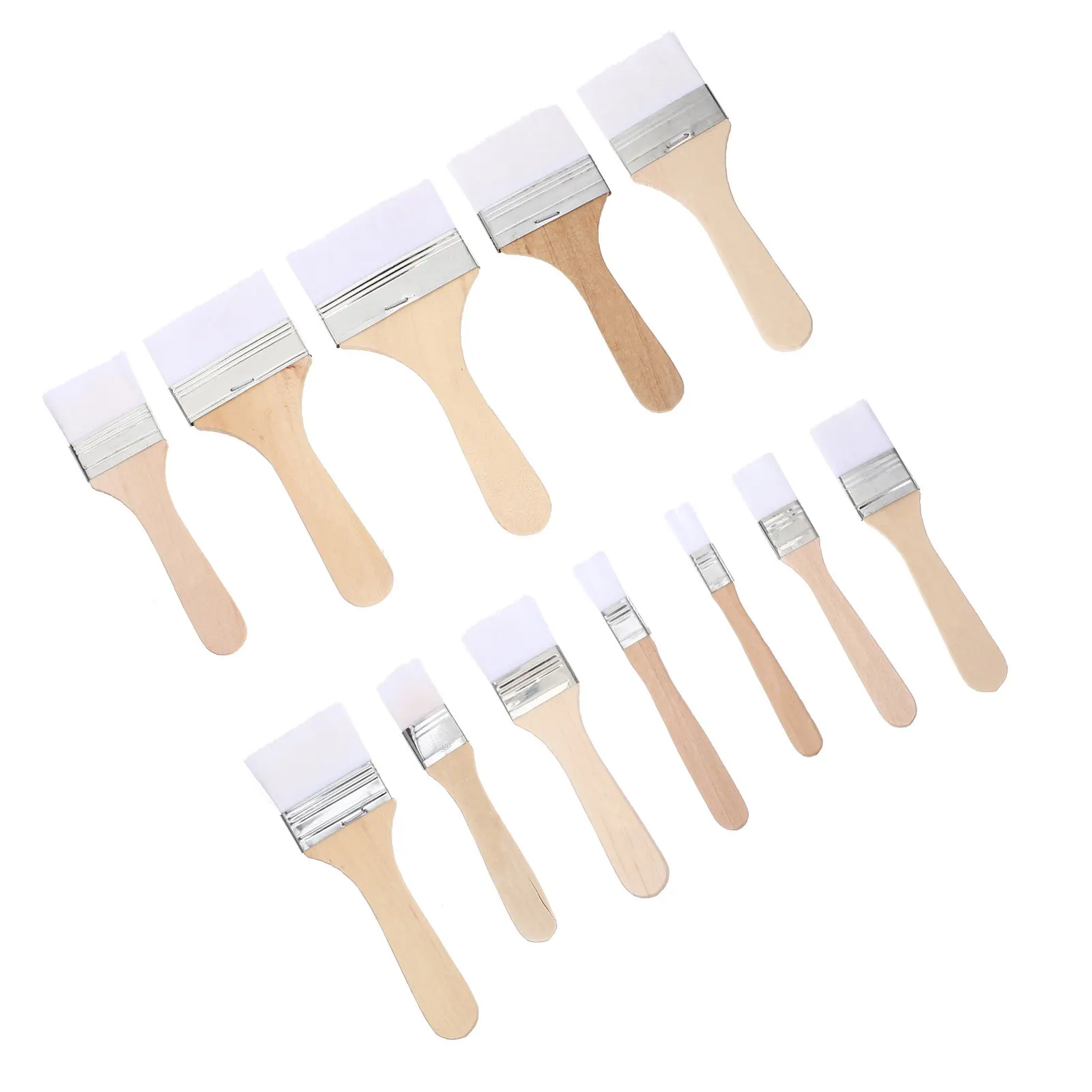 12Pcs Professional Nylon Painting Brush Set for Watercolor Acrylic Oil Painting Flat Tip Art Brushes Student Artist Supplies
12Pcs Professional Nylon Painting Brush Set for Watercolor Acrylic Oil Painting Flat Tip Art Brushes Student Artist Supplies
