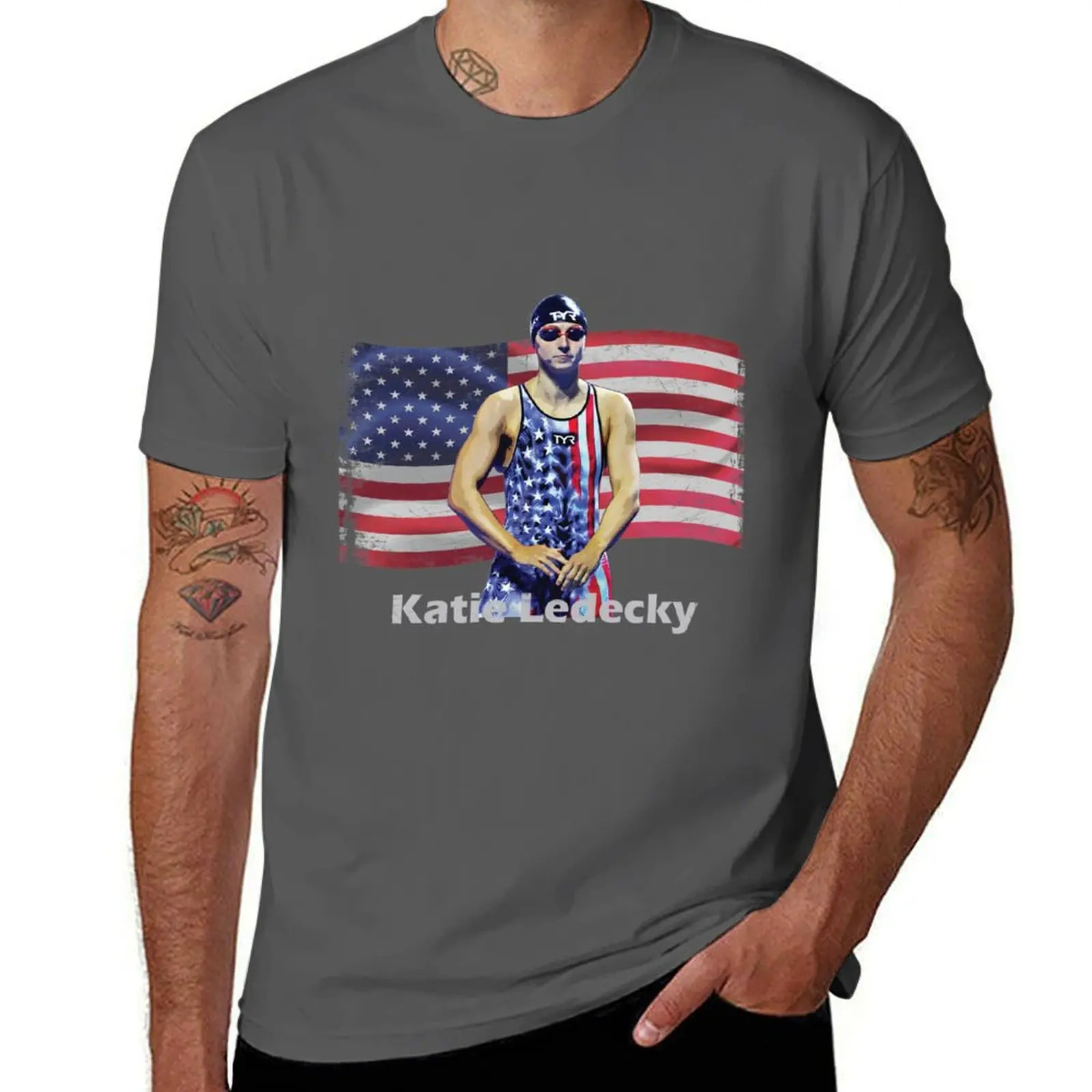 USA Katie swimming team Ledecky T-Shirt Comfortable Daily Wear Tee
USA Katie swimming team Ledecky T-Shirt Comfortable Daily Wear Tee