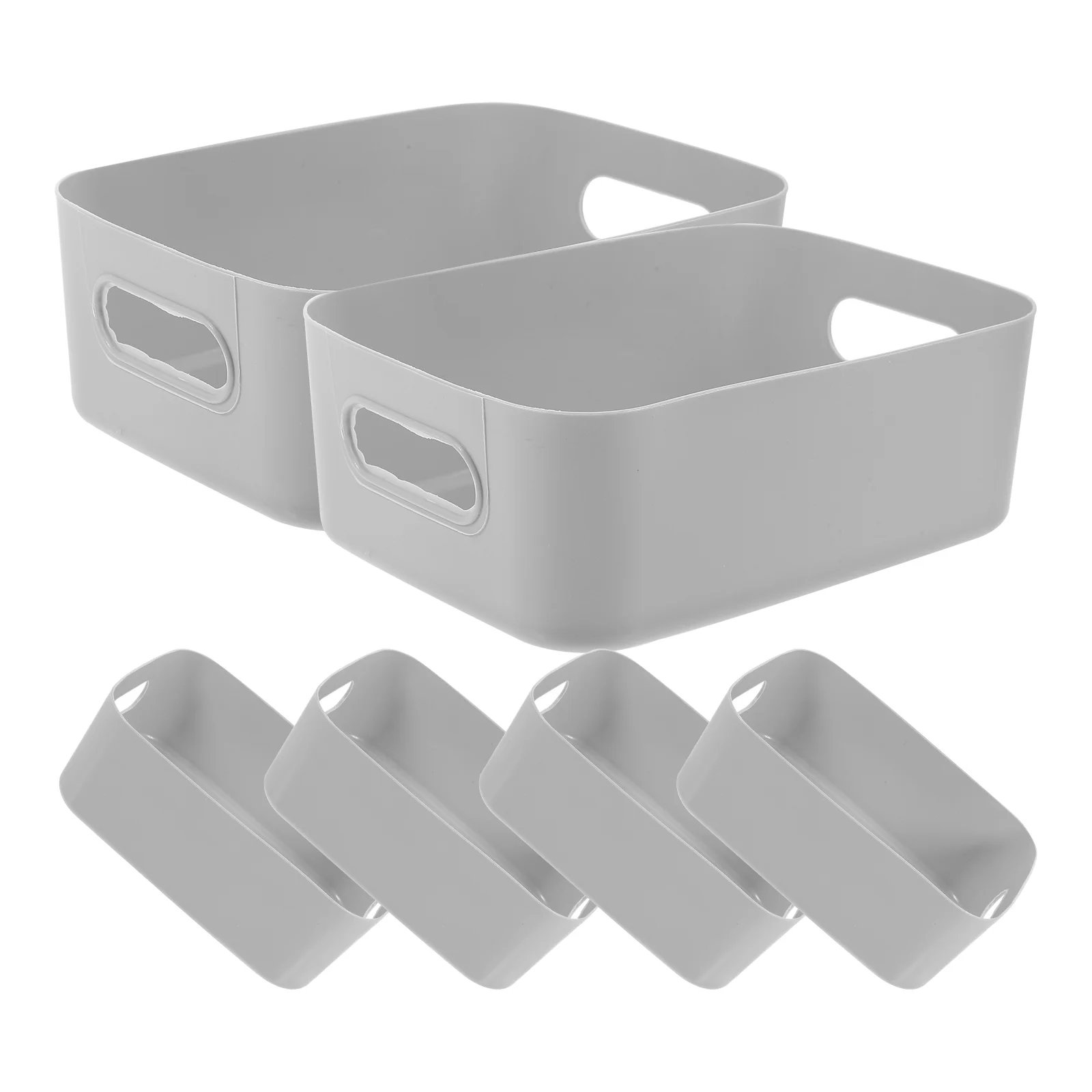 6 Pcs Sundries Storage Basket Small Box Bins Closet Organizer Abs Shelves Multipurpose
6 Pcs Sundries Storage Basket Small Box Bins Closet Organizer Abs Shelves Multipurpose