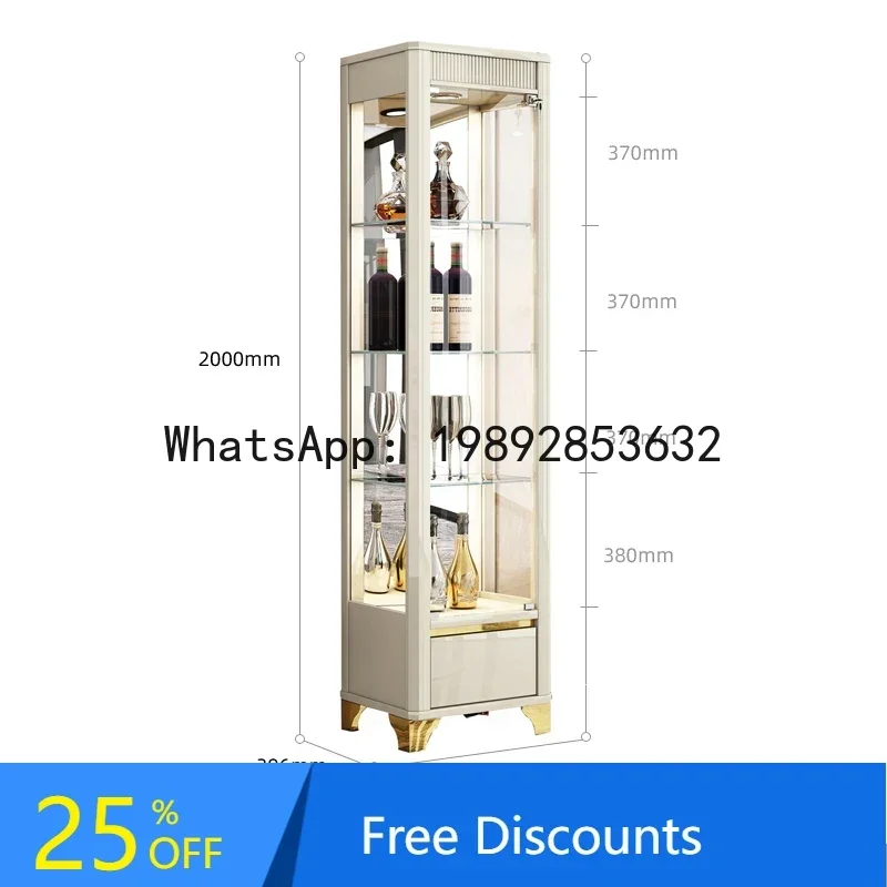XL1 Simple High-End Light Luxury Glass Door Display Cabinet Home Integrated Wall-Mounted Storage Cabinet
XL1 Simple High-End Light Luxury Glass Door Display Cabinet Home Integrated Wall-Mounted Storage Cabinet