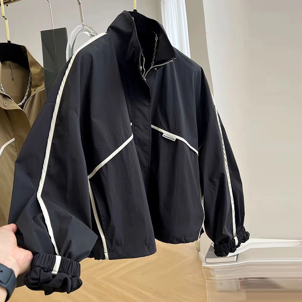 Senior design three-dimensional short coat women's 2026 autumn new foreign versatile thin trench coat jacket sports top
Senior design three-dimensional short coat women's 2026 autumn new foreign versatile thin trench coat jacket sports top