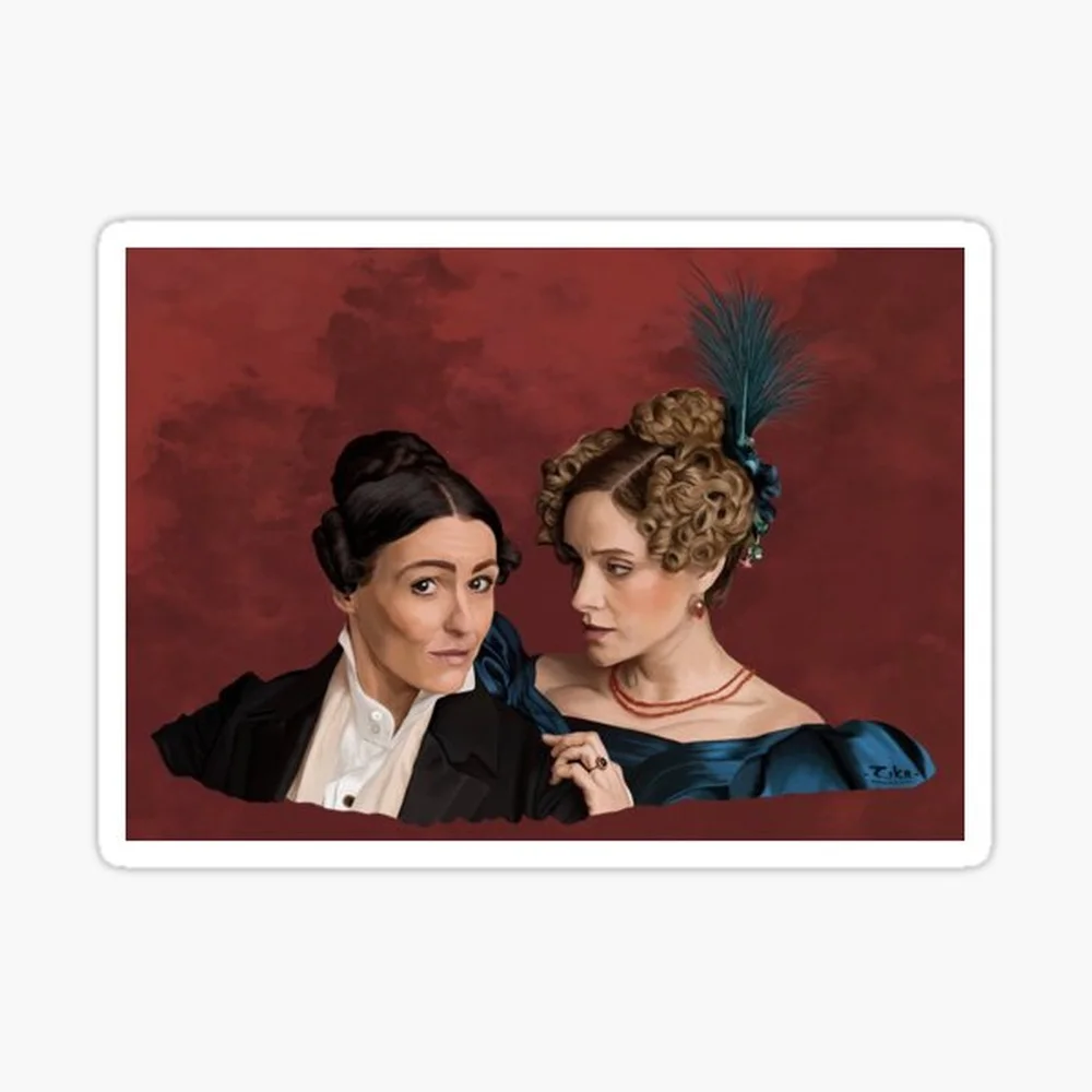 Anne Lister and Ann Walker Sticker for Laptop Decor Bedroom Car Cute Cartoon Art Fashionable Public Suitcase
Anne Lister and Ann Walker Sticker for Laptop Decor Bedroom Car Cute Cartoon Art Fashionable Public Suitcase
