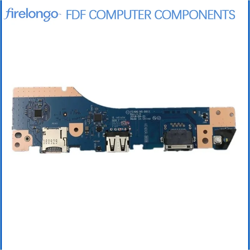 NS-B911 02DL870 New for Lenovo ThinkPad E490 Switch Board USB Daughter Board Network Card Board
NS-B911 02DL870 New for Lenovo ThinkPad E490 Switch Board USB Daughter Board Network Card Board