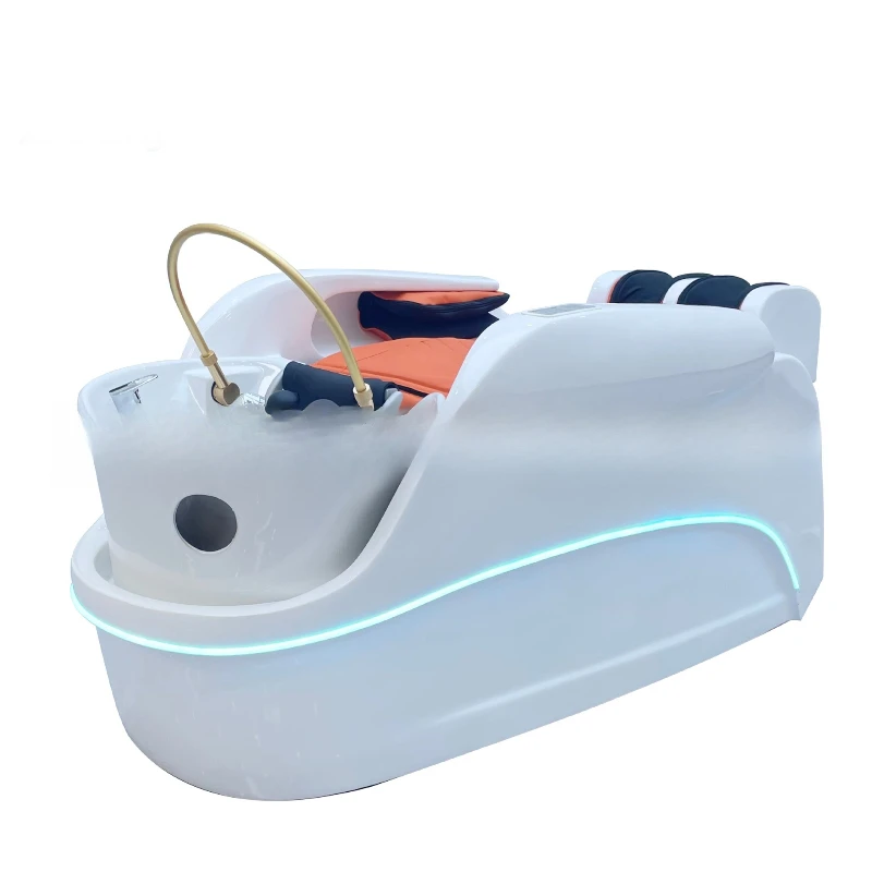 Automatic electric massage shampoo bed, special constant temperature water circulation head treatment bed for hair salon
Automatic electric massage shampoo bed, special constant temperature water circulation head treatment bed for hair salon