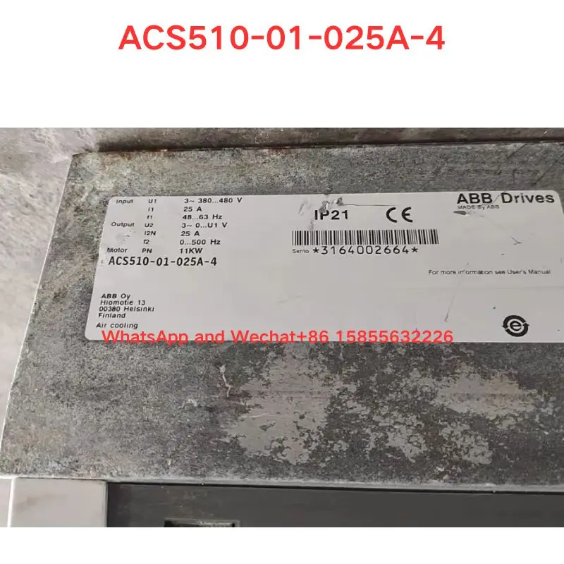 Used OEM disassembled parts ACS510-01-025A-4 inverter Functional test OK
Used OEM disassembled parts ACS510-01-025A-4 inverter Functional test OK