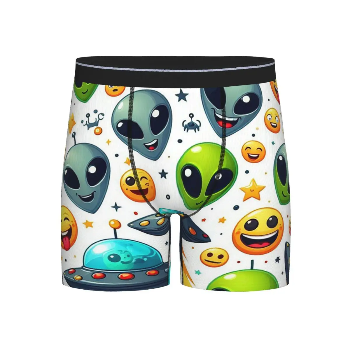 Long Boxer Underpants Shorts Green Alien And UFO Pattern Panties Men's Breathable Underwear for Homme Man Boyfriend Gift
Long Boxer Underpants Shorts Green Alien And UFO Pattern Panties Men's Breathable Underwear for Homme Man Boyfriend Gift