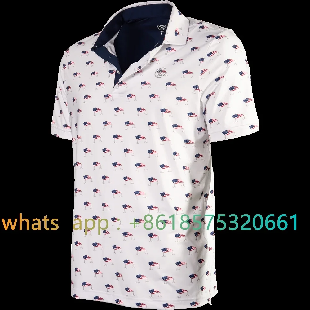 Googansquad Merica Klutch Polo Sun Protection Shirt High -performance Long Sleeve Golf Course Or The Game T Shirt Polo 2023
Googansquad Merica Klutch Polo Sun Protection Shirt High -performance Long Sleeve Golf Course Or The Game T Shirt Polo 2023