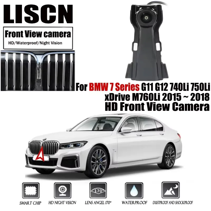 HD для BMW 7 серии G11 G12 740Li 750Li xDrive M760Li 2015 ~ 2018 парковочная камера с логотипом автомобиля водонепроницаемая камера ночного видения
HD для BMW 7 серии G11 G12 740Li 750Li xDrive M760Li 2015 ~ 2018 парковочная камера с логотипом автомобиля водонепроницаемая камера ночного видения