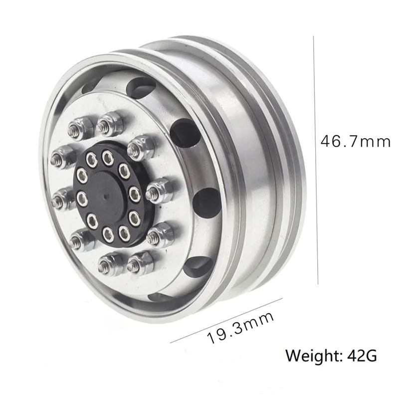 N03R-Metal Front Rear Wheel Rim Hubs For Tamiya Truck 1/14 RC Tractor Trailer Cargo Car Wheels,2PCS
N03R-Metal Front Rear Wheel Rim Hubs For Tamiya Truck 1/14 RC Tractor Trailer Cargo Car Wheels,2PCS