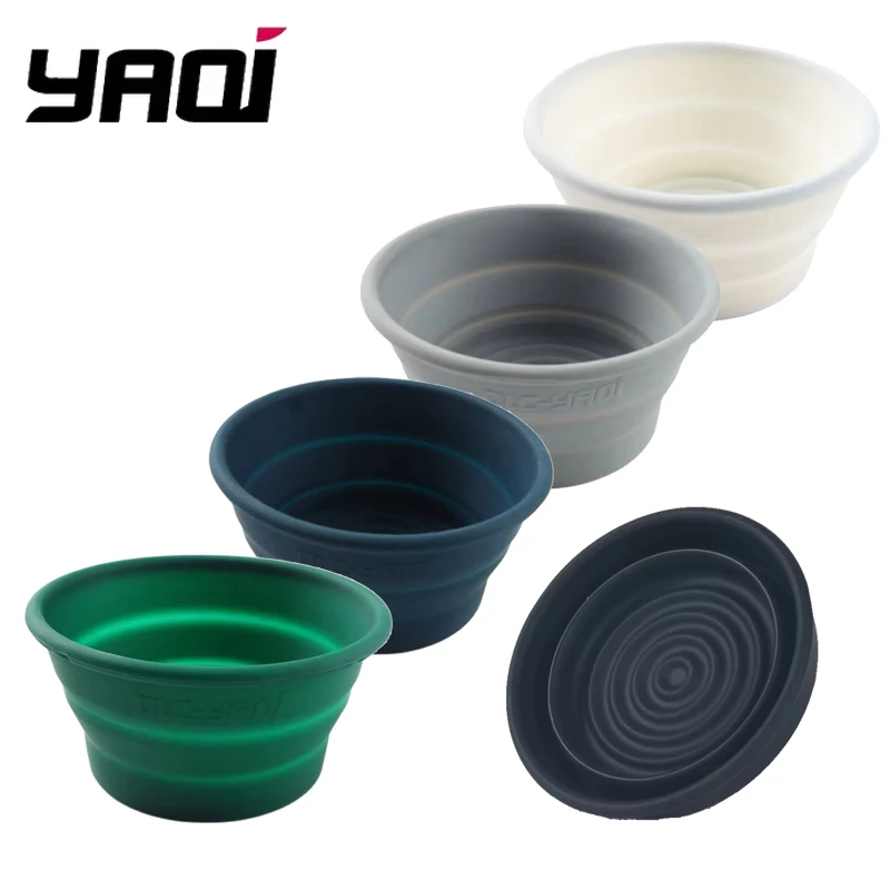 YAQI Black、White、Gray、Blue、Green Color Collapsible Silicone Shaving Bowl shaving Travel accessories too
YAQI Black、White、Gray、Blue、Green Color Collapsible Silicone Shaving Bowl shaving Travel accessories too