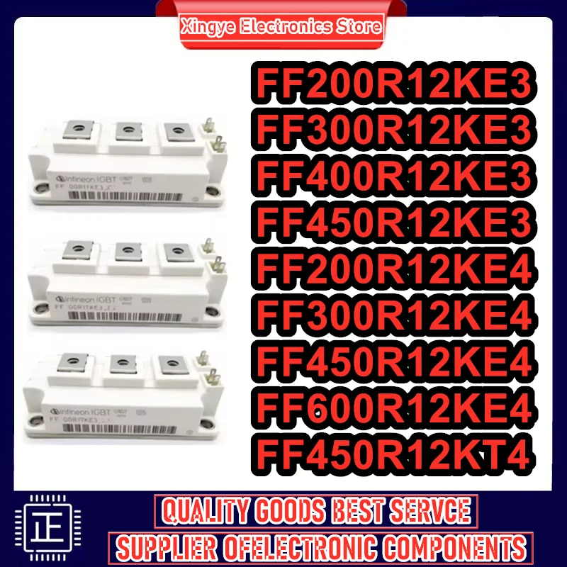 NEW IGBT FF200R12KE3 FF300R12KE3 FF400R12KE3 FF450R12KE3 FF200R12KE4 FF300R12KE4 FF450R12KE4 FF600R12KE4 FF450R12KT4 MODULE
NEW IGBT FF200R12KE3 FF300R12KE3 FF400R12KE3 FF450R12KE3 FF200R12KE4 FF300R12KE4 FF450R12KE4 FF600R12KE4 FF450R12KT4 MODULE