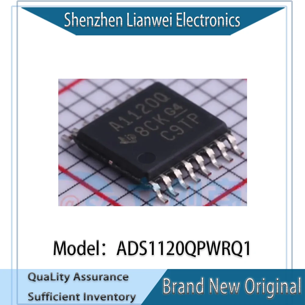 100% New Original ADS1120QPWRQ1 A1120Q ADS1120Q IC Chipset TSSOP-16
100% New Original ADS1120QPWRQ1 A1120Q ADS1120Q IC Chipset TSSOP-16