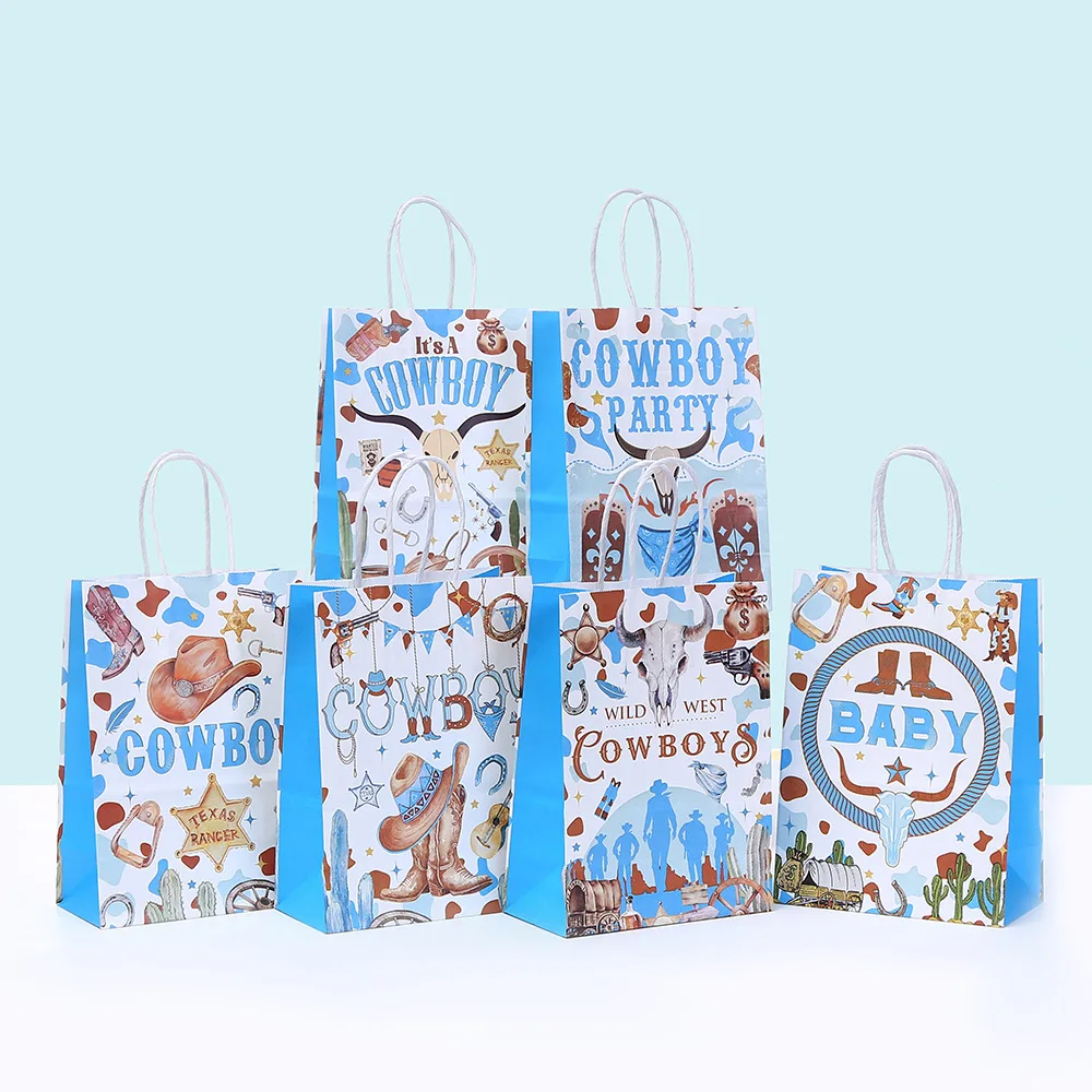 StoBag 2025 НОВЫЙ ковбойский бумажный пакет для вечеринок, подарочная упаковка для сладостей, синие бумажные пакеты на западной тематику для конфет, детского душа, дня рождения
StoBag 2025 НОВЫЙ ковбойский бумажный пакет для вечеринок, подарочная упаковка для сладостей, синие бумажные пакеты на западной тематику для конфет, детского душа, дня рождения