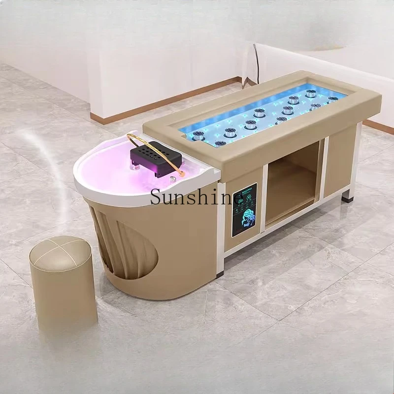 Automatic intelligent water circulation head treatment bed, special massage and fumigation for beauty salons 
Automatic intelligent water circulation head treatment bed, special massage and fumigation for beauty salons