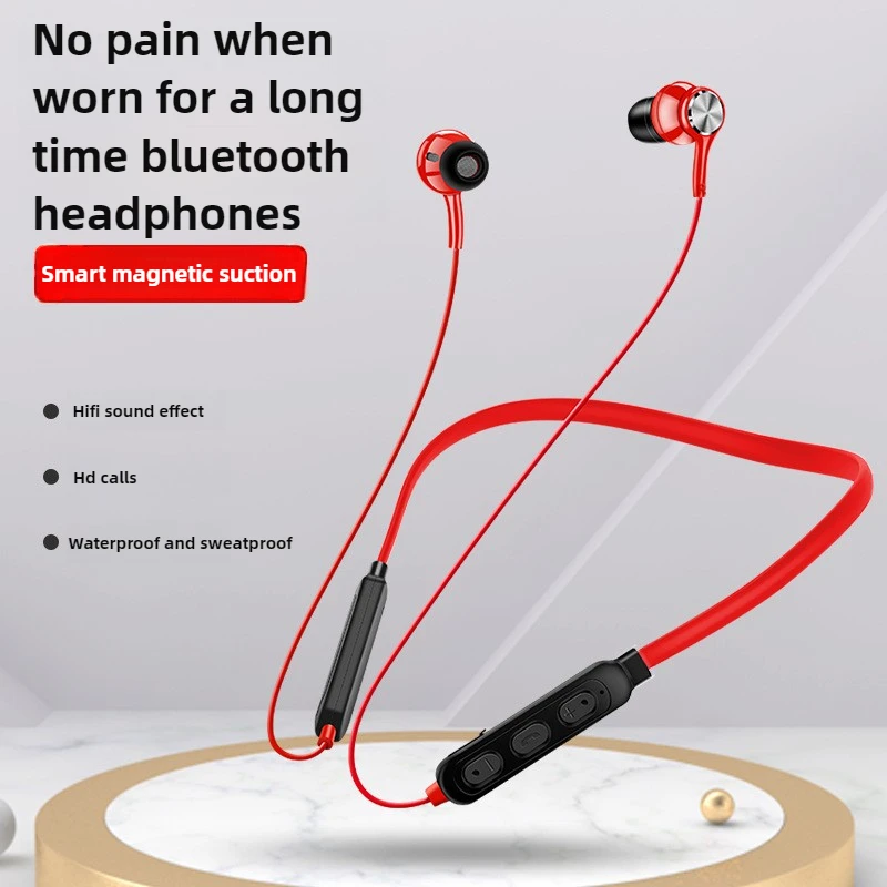 Bluetooth Earphones Neck Mounted Sports Earphones Wireless Long Range Magnetic Noise Reduction Sports Wireless Earphones
Bluetooth Earphones Neck Mounted Sports Earphones Wireless Long Range Magnetic Noise Reduction Sports Wireless Earphones