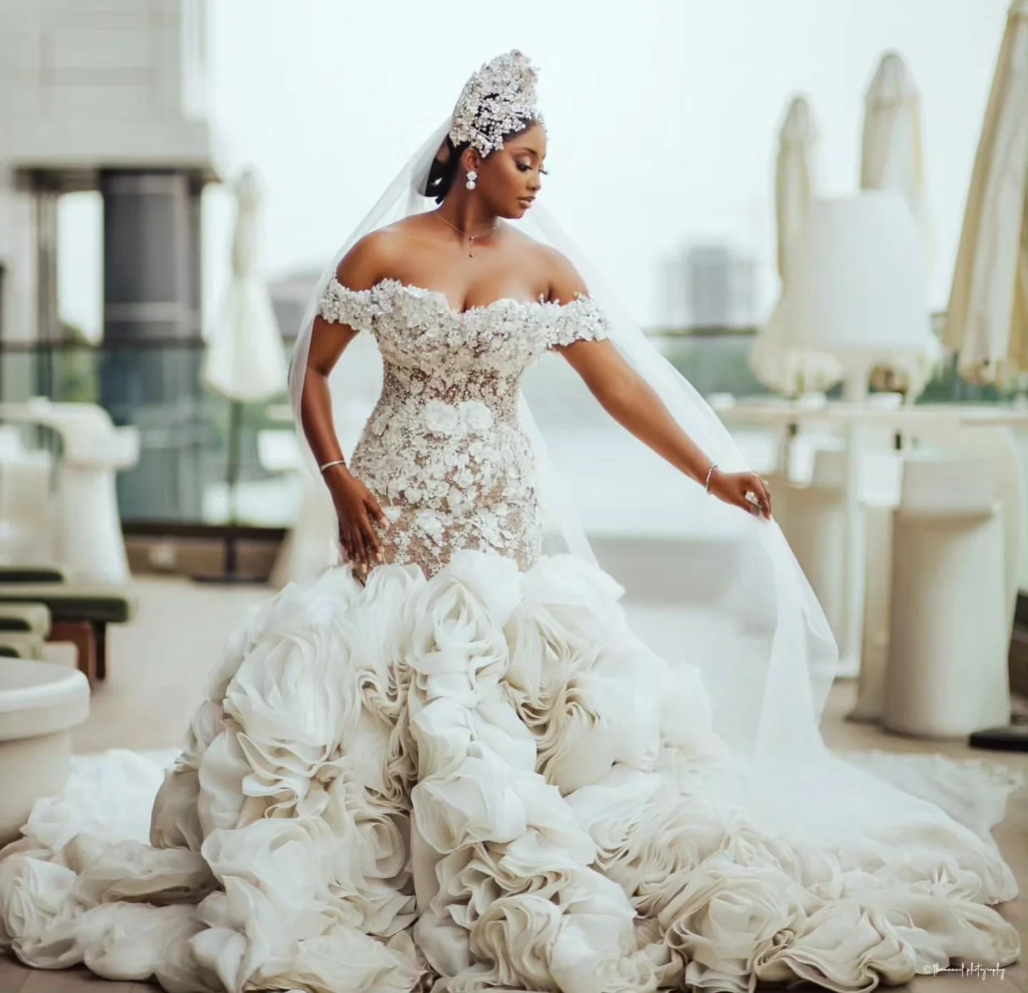 Luxury African Wedding Dresses Black Girls Mermaid Off The Shoulder Lace Floral Aso Ebi Bridal Gowns Vestido De Novia Customized
Luxury African Wedding Dresses Black Girls Mermaid Off The Shoulder Lace Floral Aso Ebi Bridal Gowns Vestido De Novia Customized